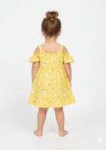 364 Western Frock Yellow Colour/ 1-4 Size / 3 Colours 100% Cotton Frock - Image 3