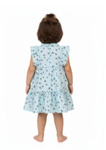 363 Couler Frock Sky blue Colour/ 1-4 Size / 3 Colours 100% Cotton Frock - Image 4